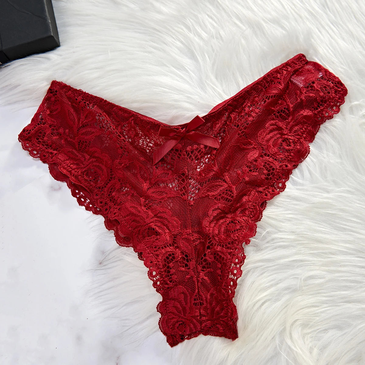 Transparent Red Sexy Lingerie Women's Underwear