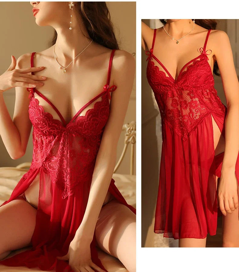 Lingerie Suspenders Nightdress
