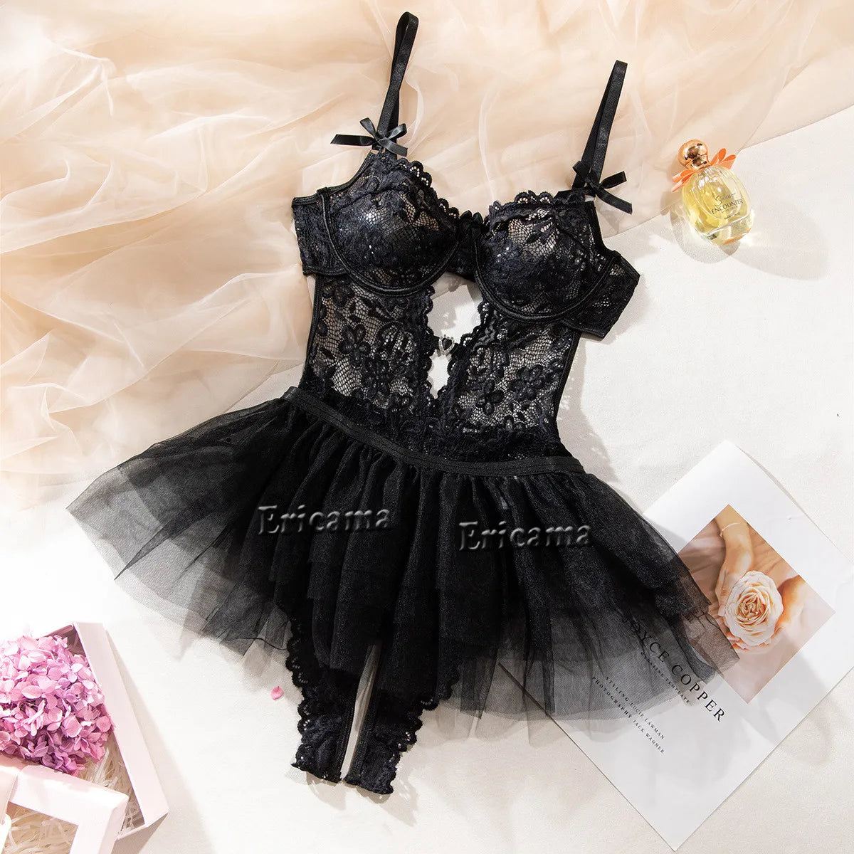 Sexy Lingerie Woman Lace Transparent Underwear